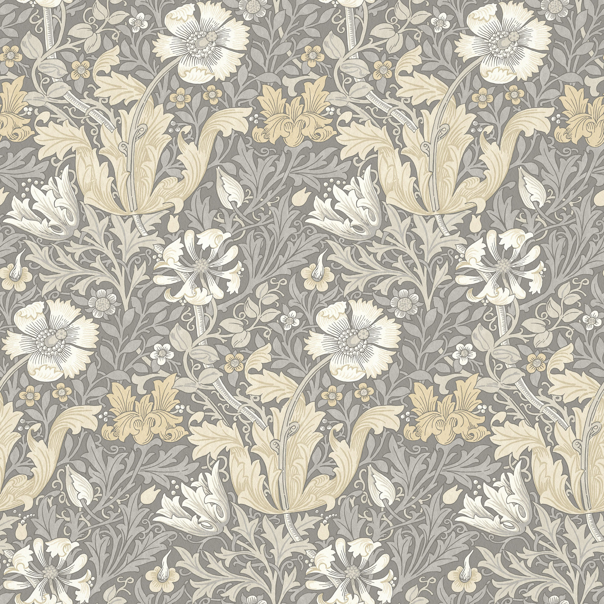 Текстиль William Morris By Ashley Wilde Flora & Foliage Vol 1 COMPTON VELVET COBBLE