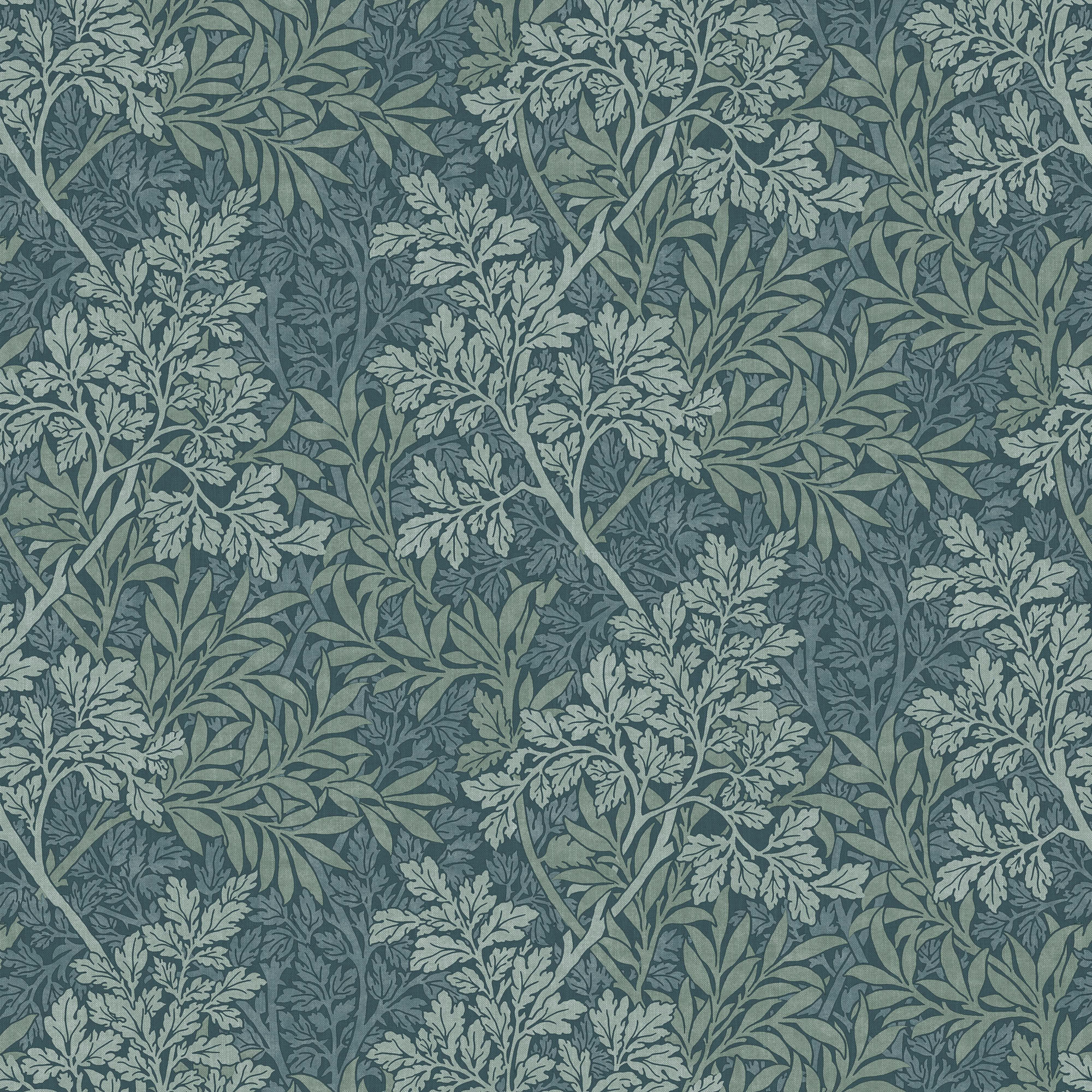 Текстиль William Morris By Ashley Wilde Flora & Foliage Vol 1 FOLIAGE INDIGO