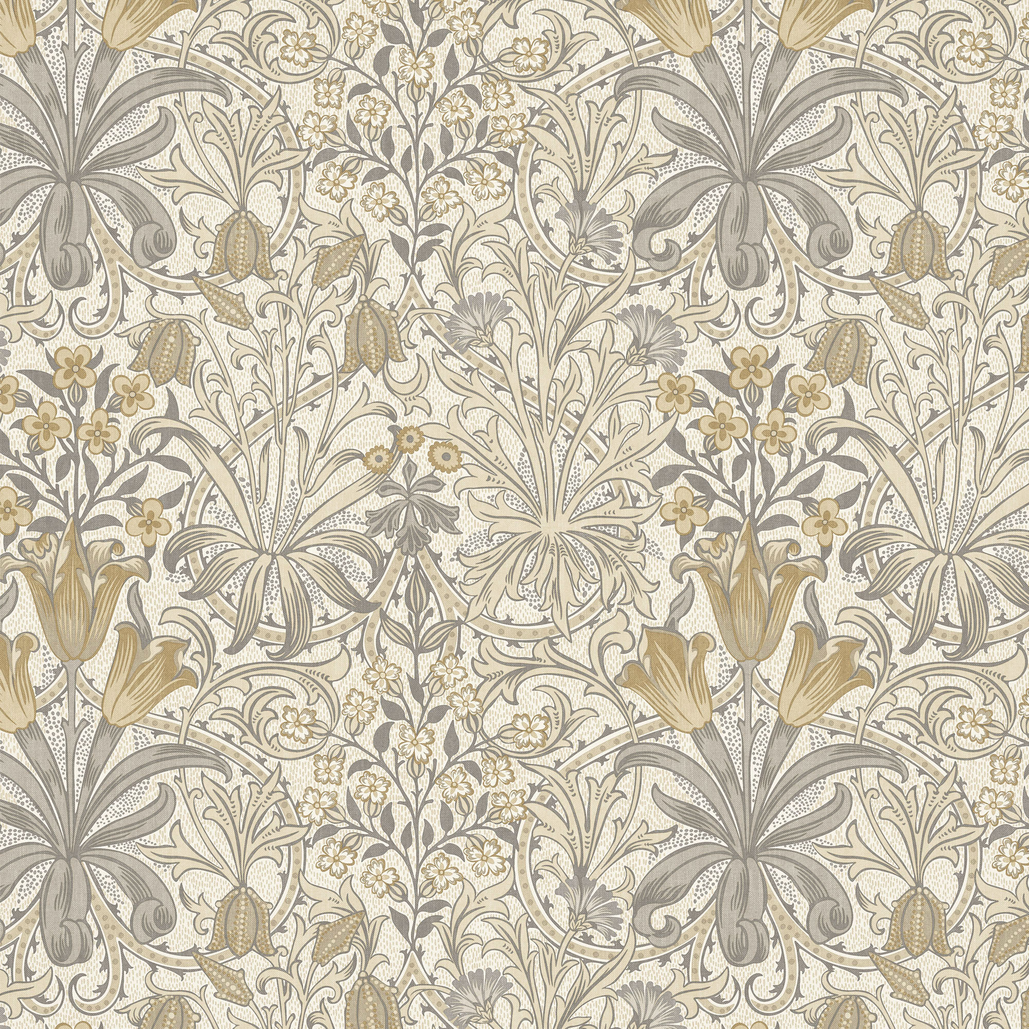 Текстиль William Morris By Ashley Wilde Flora & Foliage Vol 1 WOODLANDS WEEDS BARLEY
