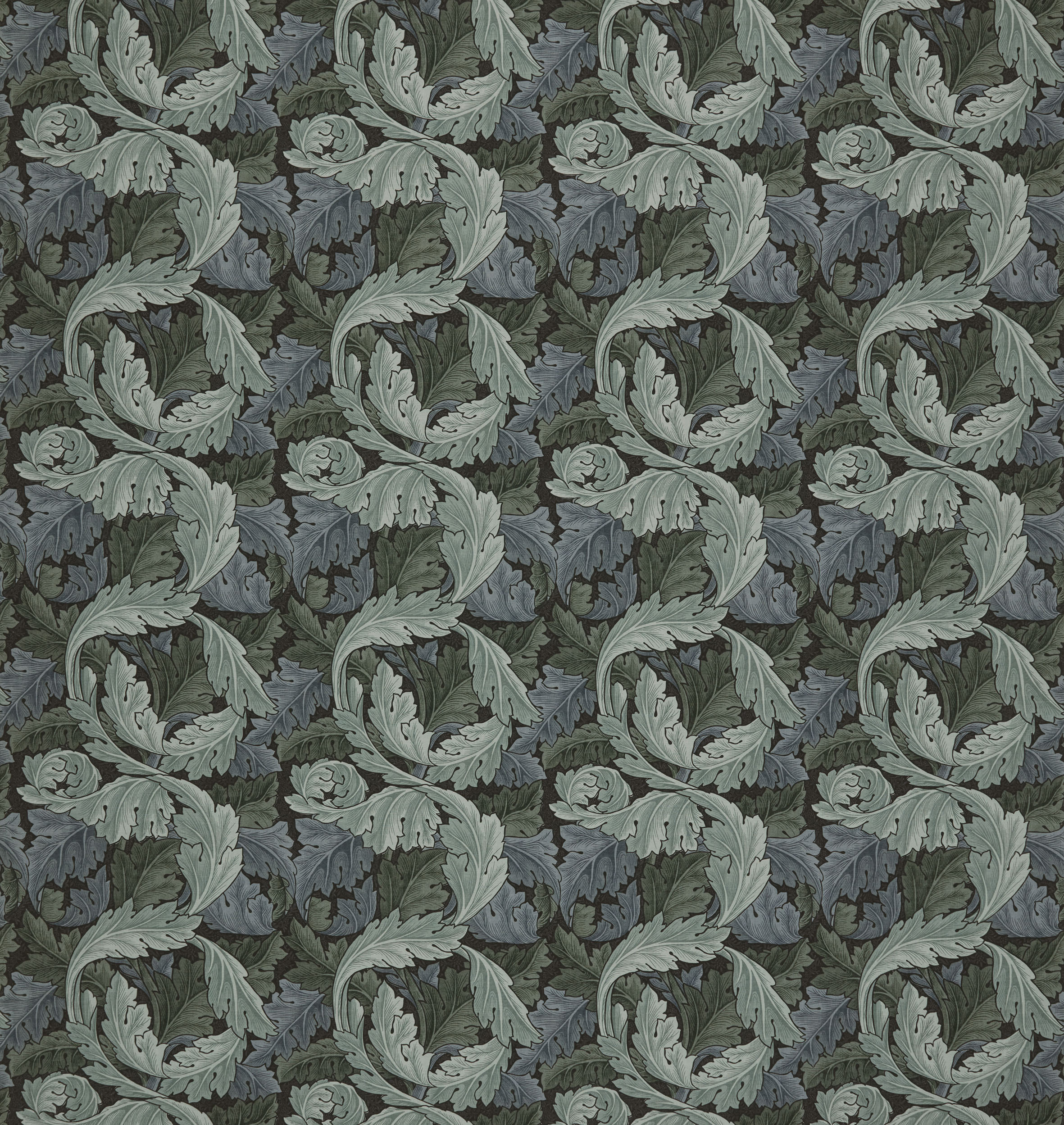 Текстиль William Morris By Ashley Wilde Kelmscott Gardens Vol 1 ACANTHUS INDIGO