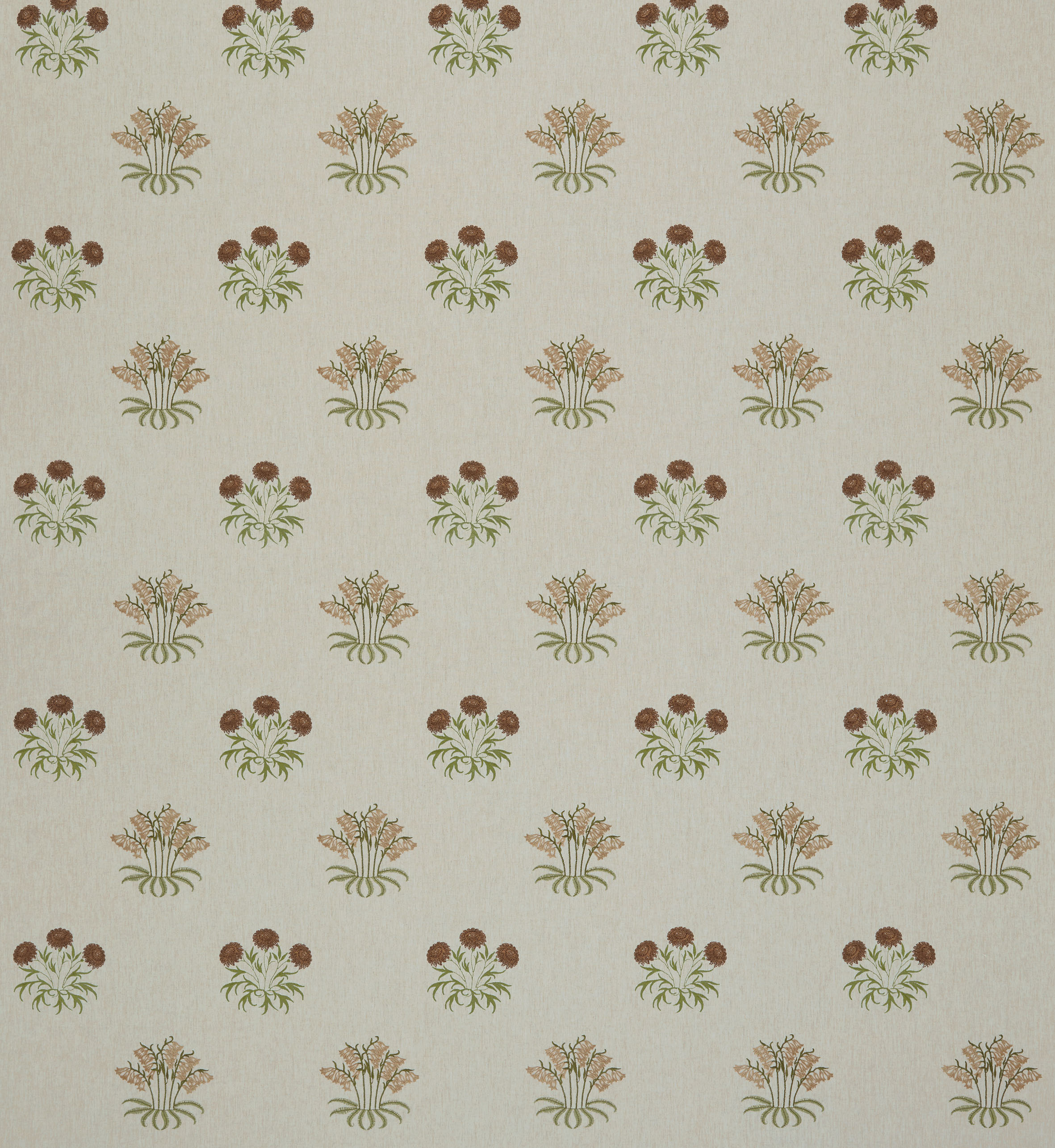 Текстиль William Morris By Ashley Wilde Kelmscott Gardens Vol 1 LILY FLOWER EMBROIDERY MADDER