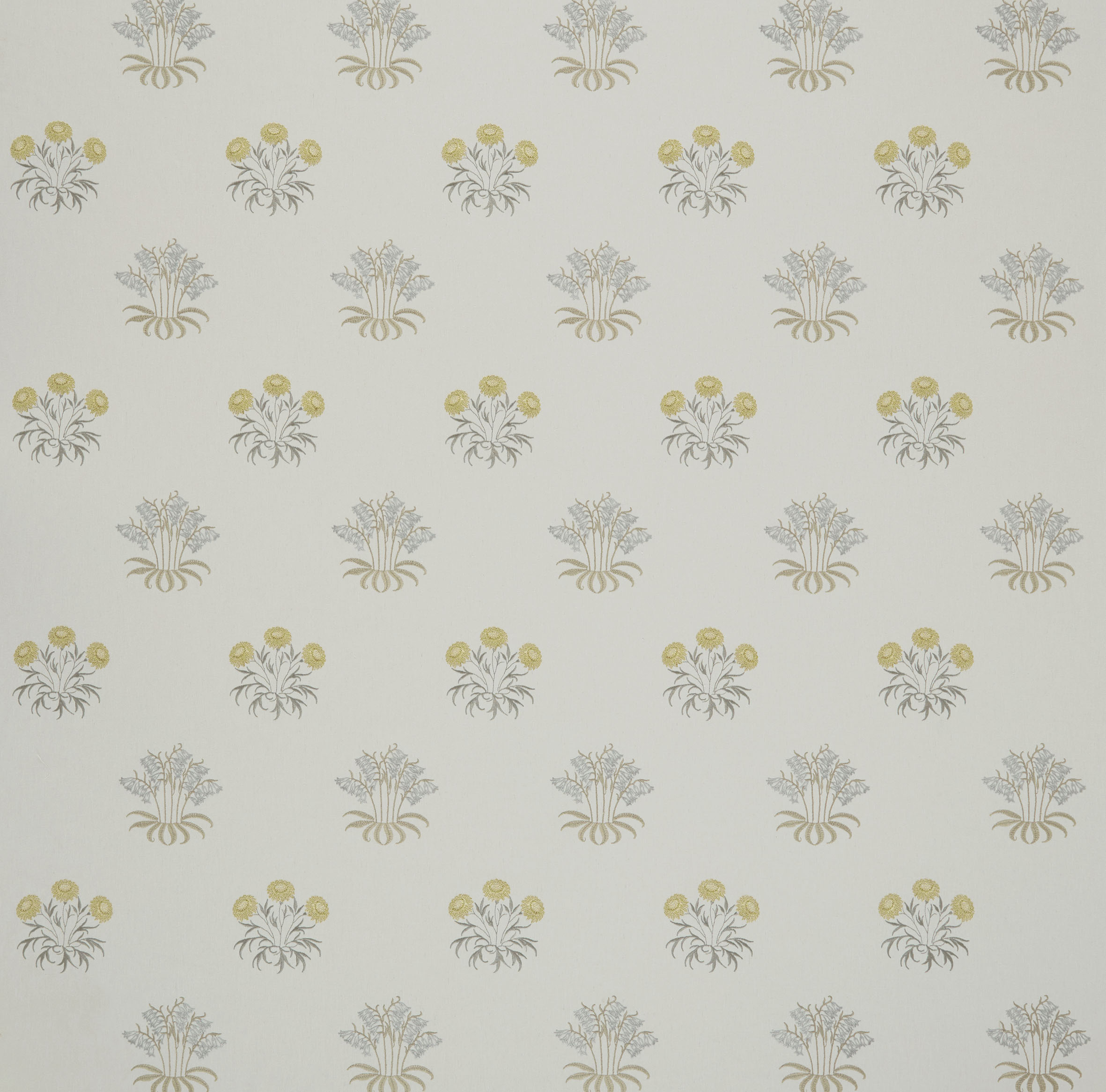 Текстиль William Morris By Ashley Wilde Kelmscott Gardens Vol 1 LILY FLOWER EMBROIDERY OCHRE