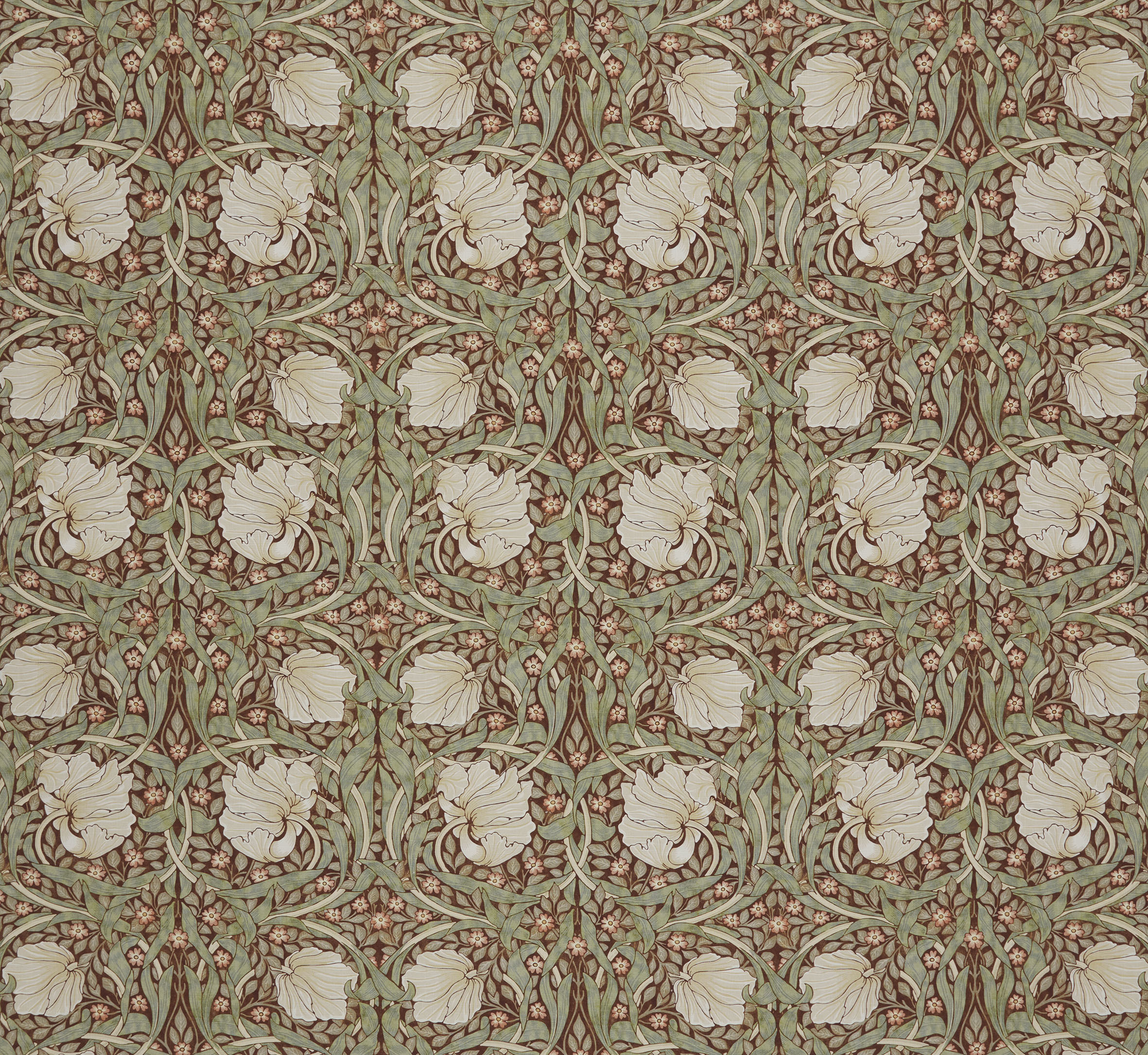Текстиль William Morris By Ashley Wilde Kelmscott Gardens Vol 1 PIMPERNEL BRICK