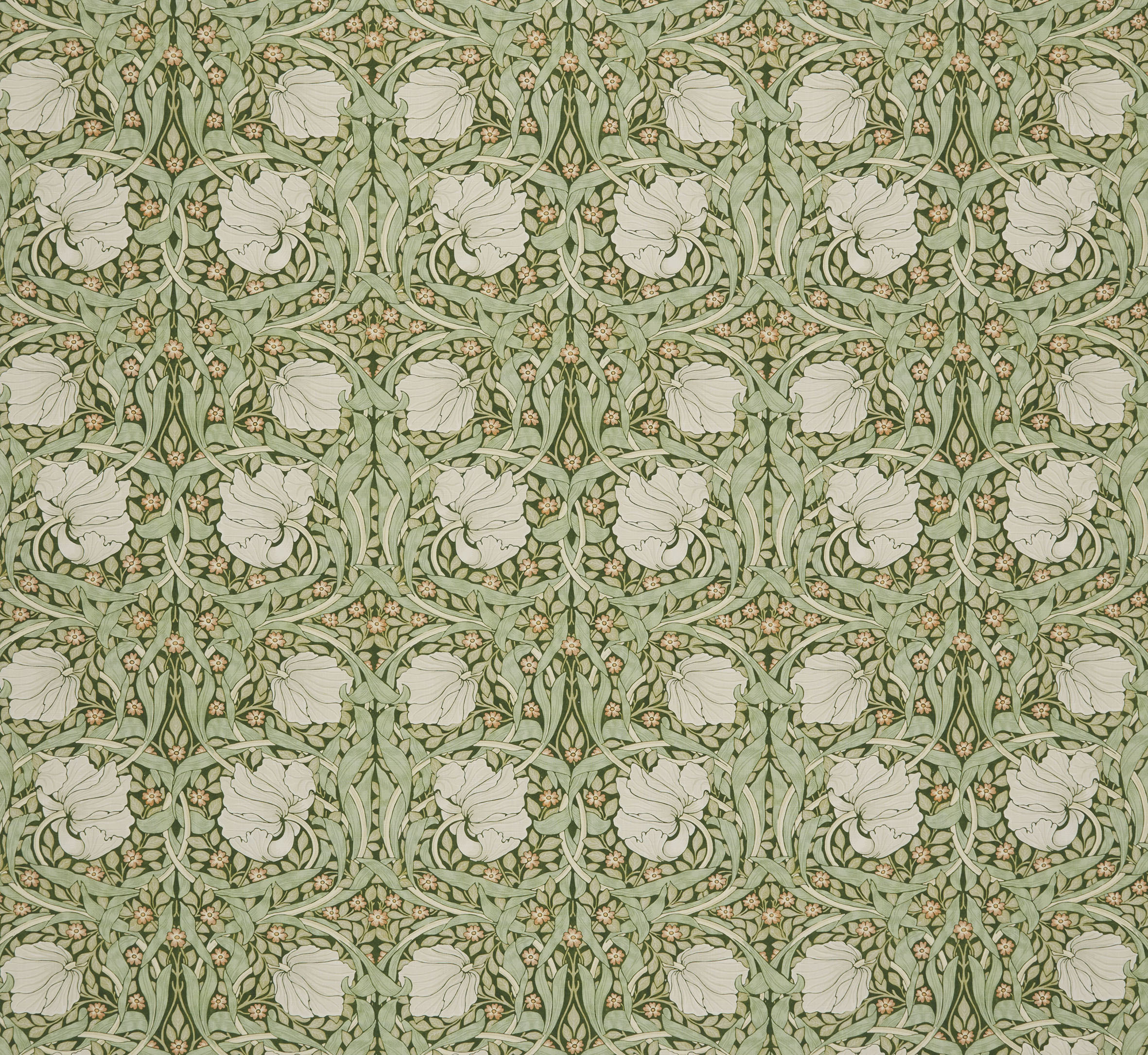 Текстиль William Morris By Ashley Wilde Kelmscott Gardens Vol 1 PIMPERNEL INDIGO
