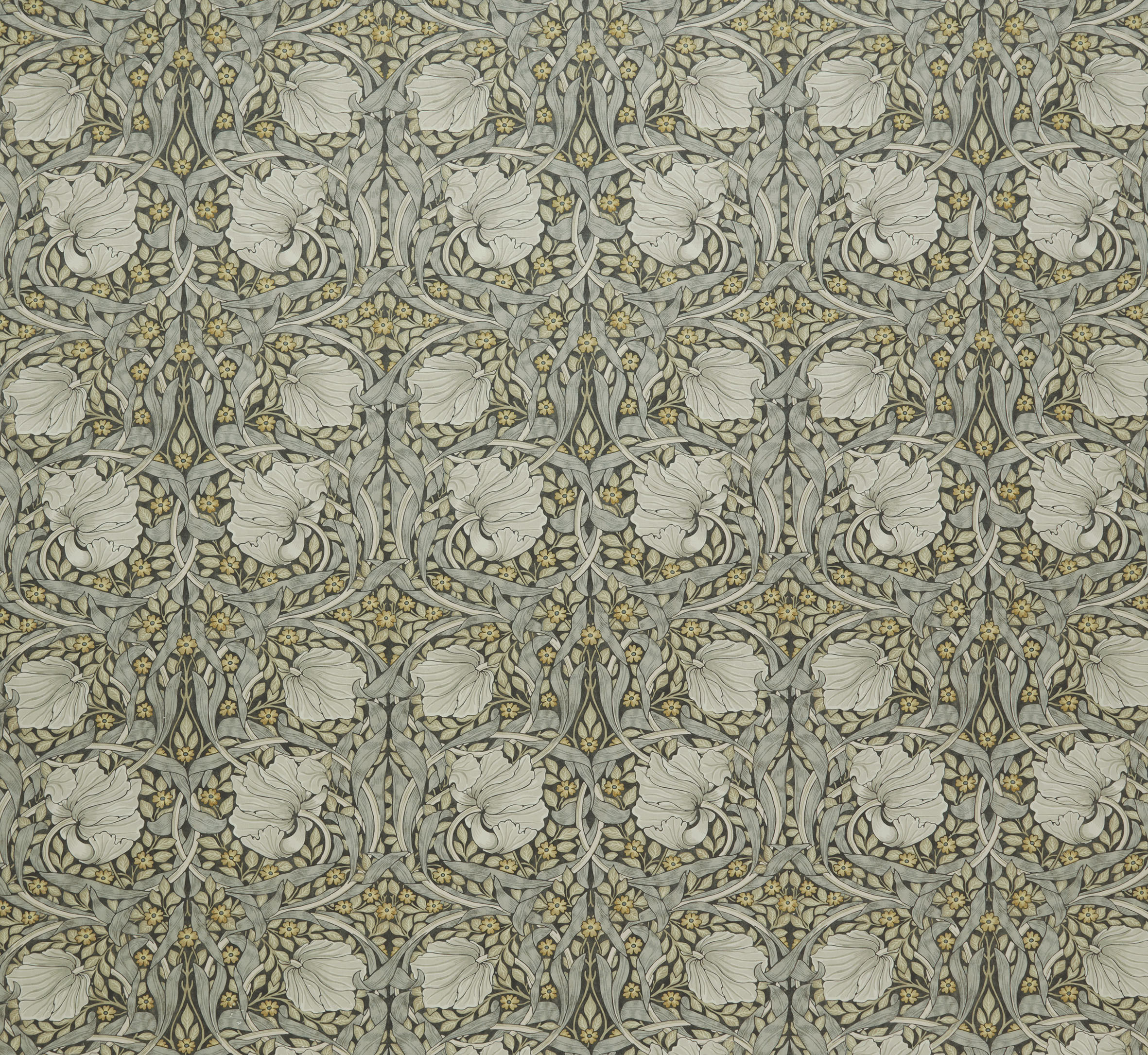 Текстиль William Morris By Ashley Wilde Kelmscott Gardens Vol 1 PIMPERNEL VELVET FLINT