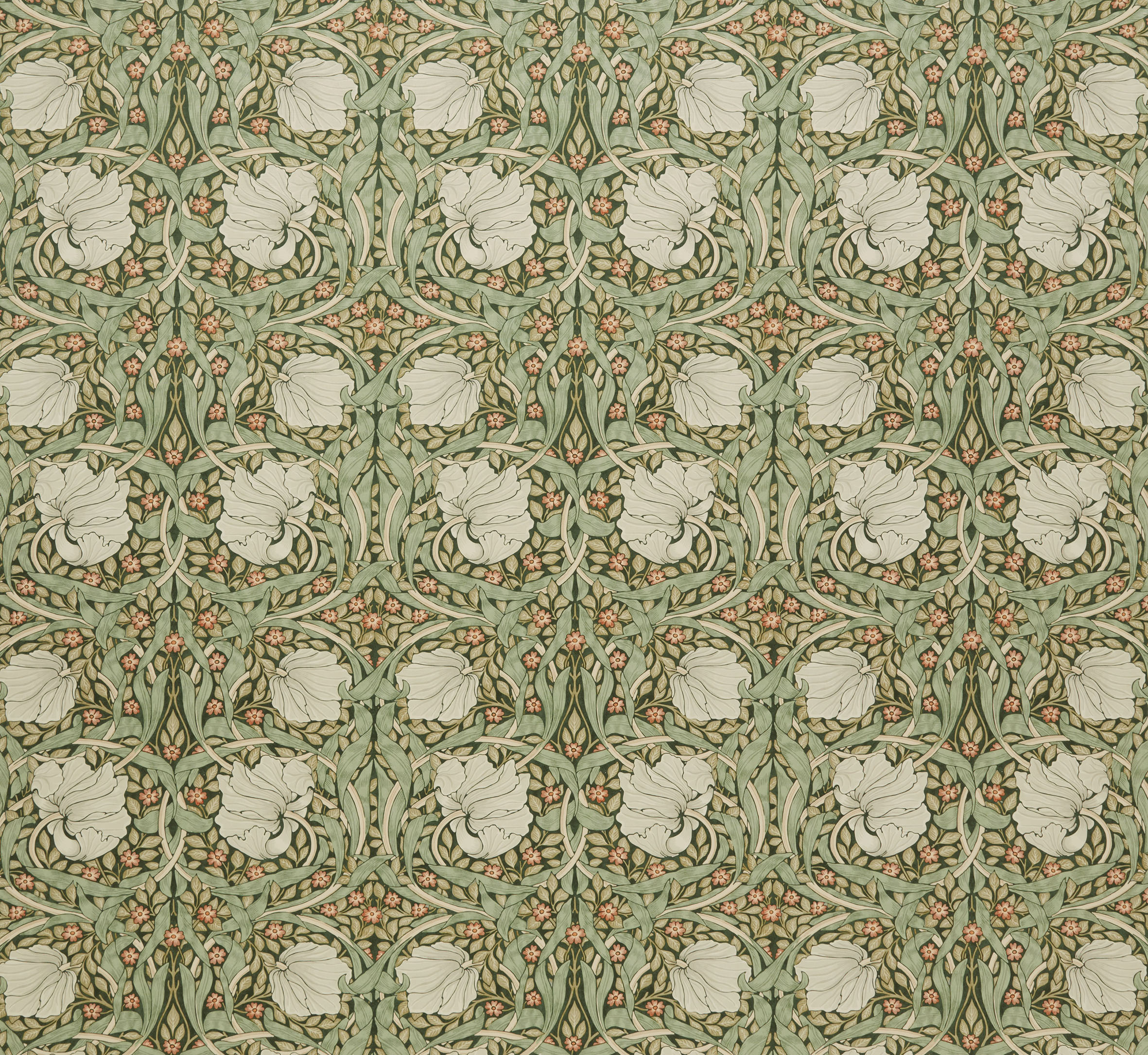 Текстиль William Morris By Ashley Wilde Kelmscott Gardens Vol 1 PIMPERNEL VELVET NETTLE