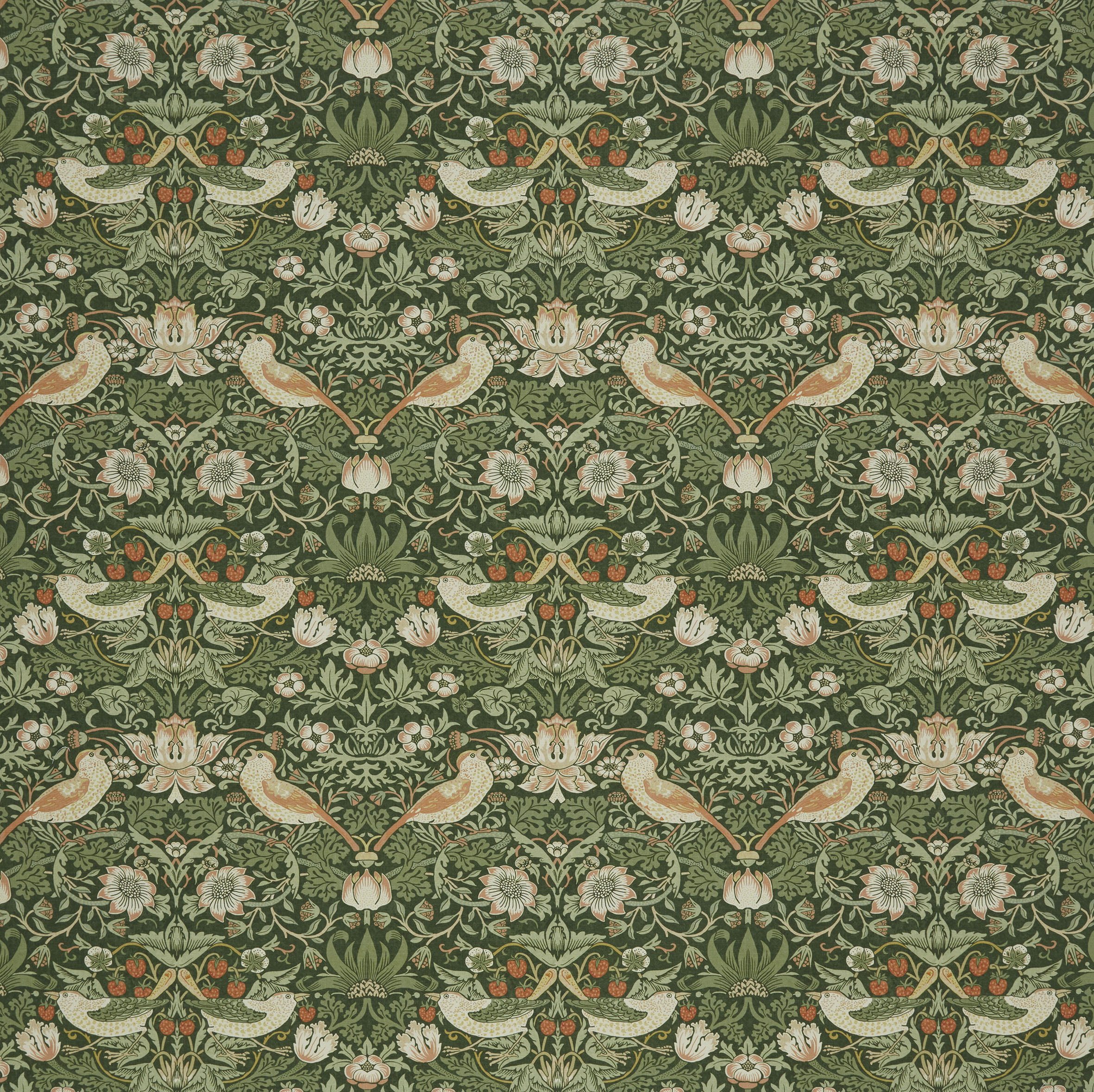 Текстиль William Morris By Ashley Wilde Kelmscott Gardens Vol 1 STRAWBERRY THIEF NETTLE