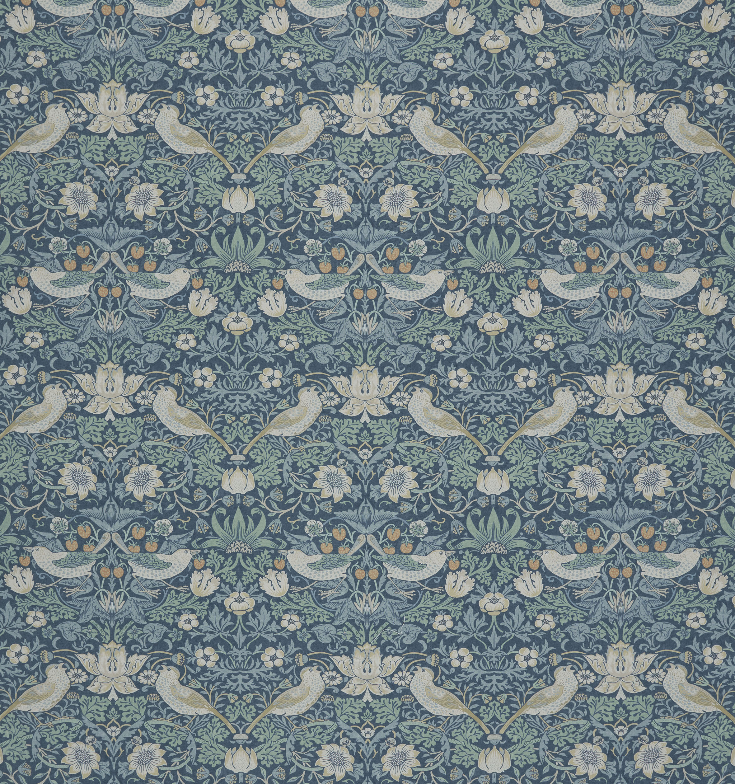Текстиль William Morris By Ashley Wilde Kelmscott Gardens Vol 1 STRAWBERRY THIEF WOAD