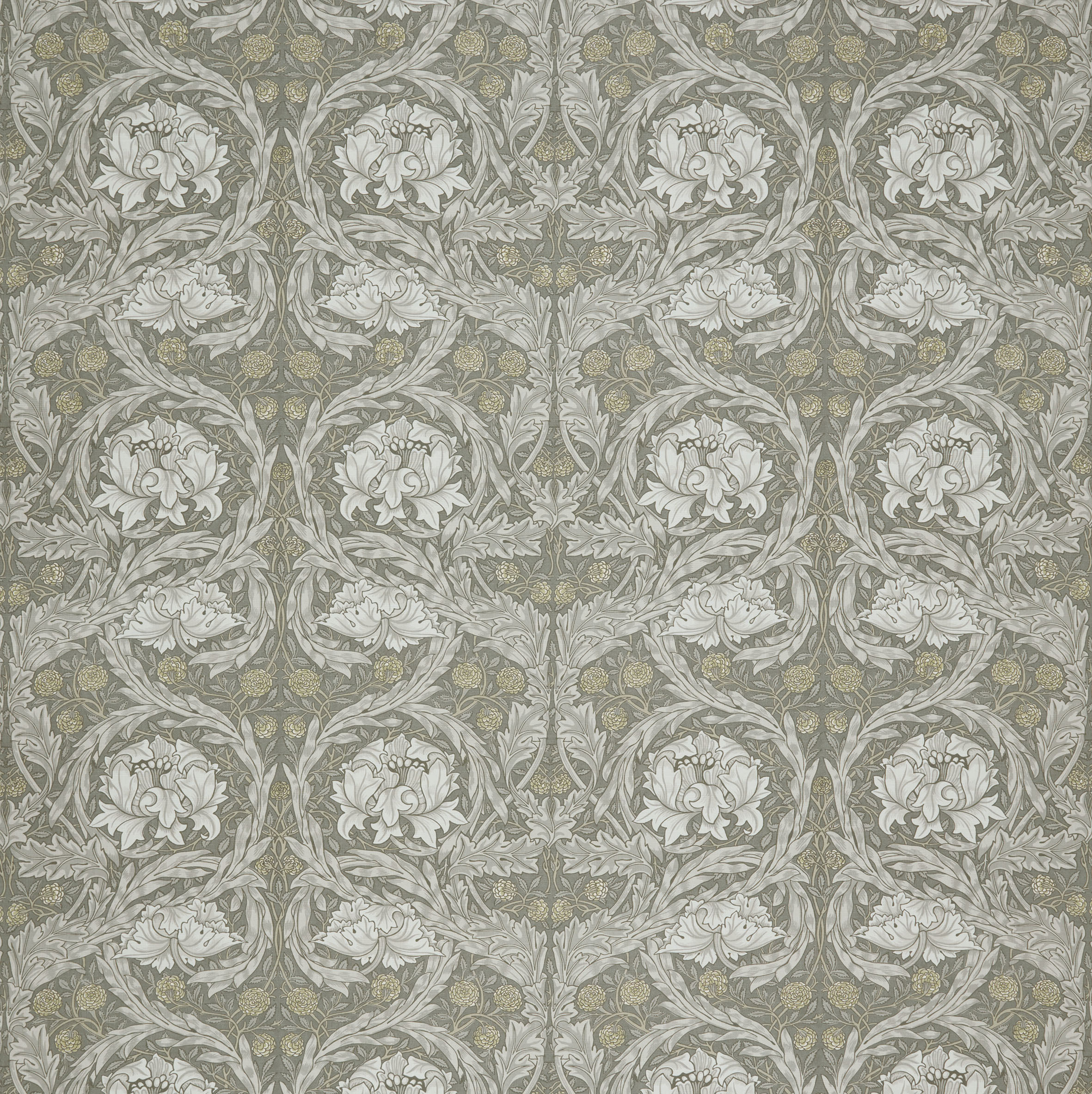 Текстиль William Morris By Ashley Wilde Kelmscott Gardens Vol 2 AFRICAN MARIGOLD LIMESTONE