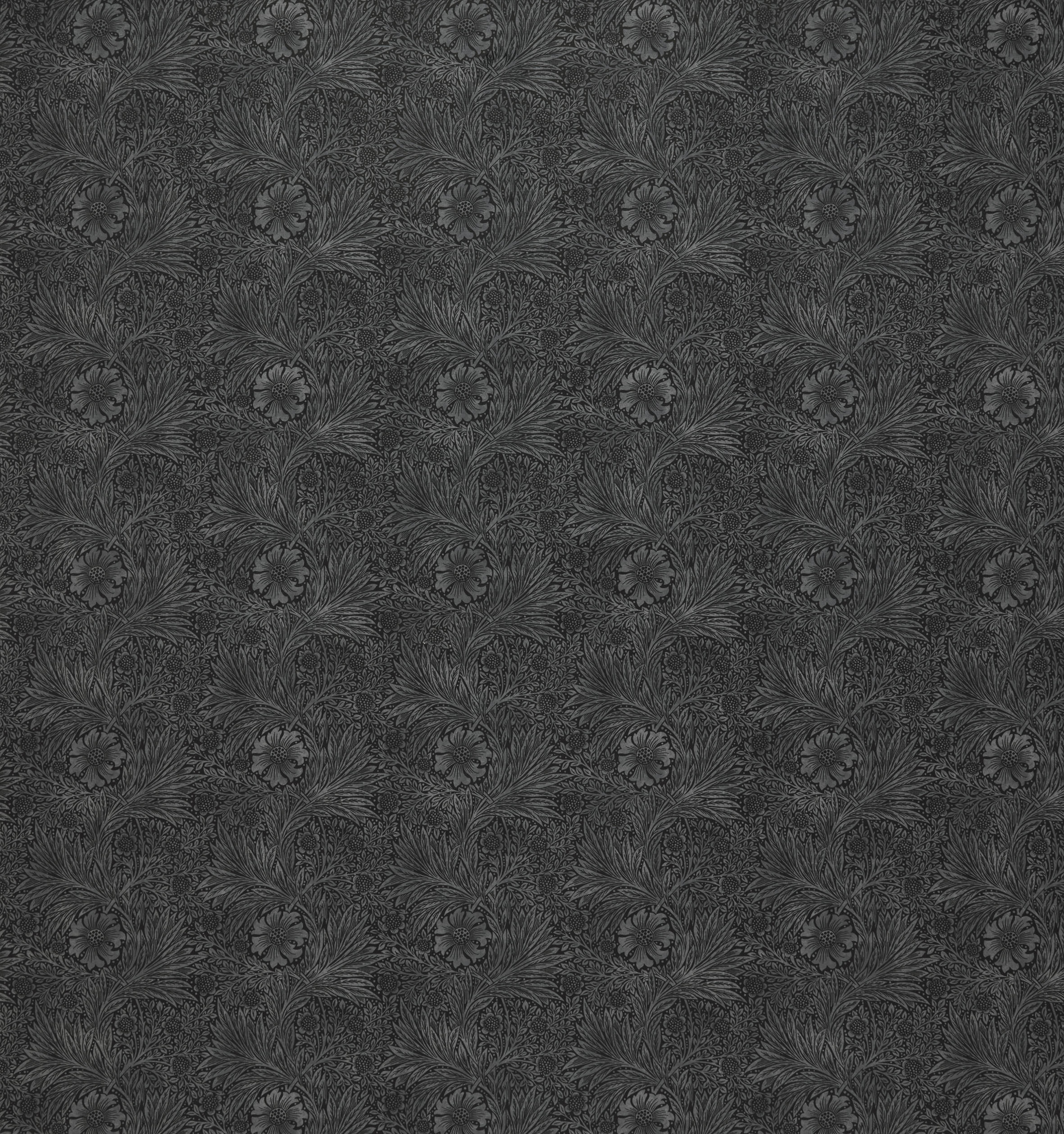 Текстиль William Morris By Ashley Wilde Kelmscott Gardens Vol 2 MARIGOLD VELVET CHARCOAL