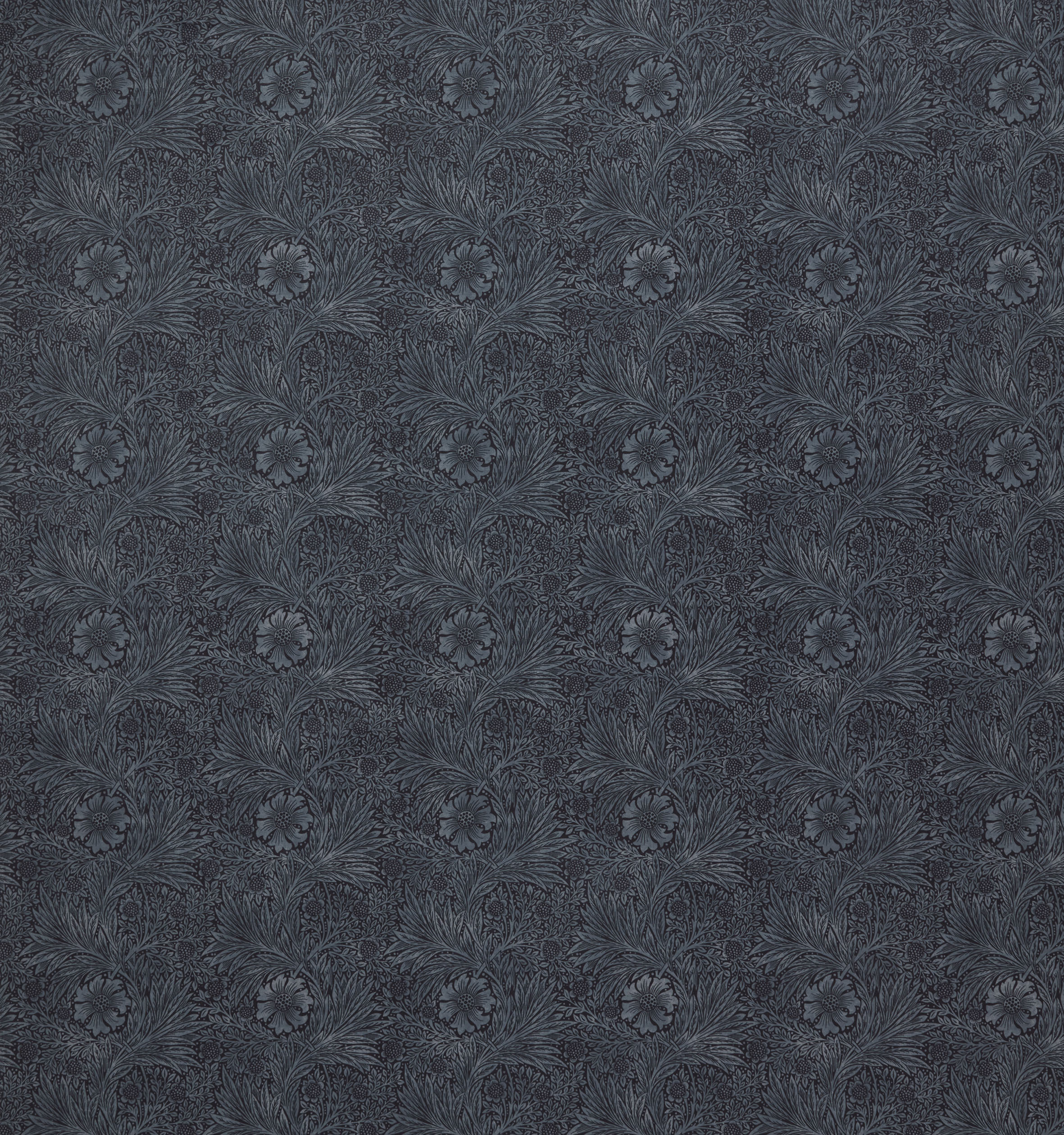 Текстиль William Morris By Ashley Wilde Kelmscott Gardens Vol 2 MARIGOLD VELVET INDIGO