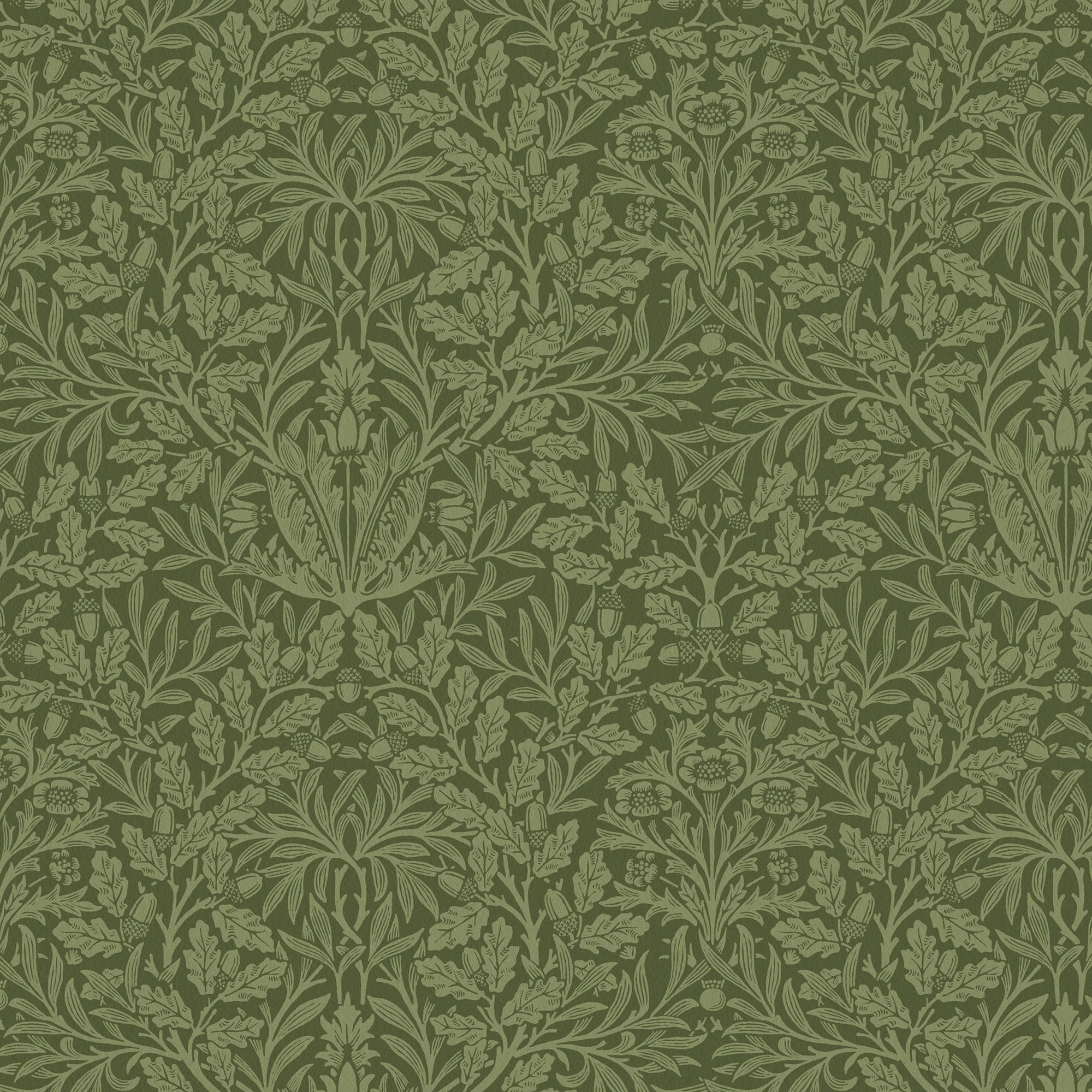 Текстиль William Morris By Ashley Wilde The Forager ACORN VELVET MOSS