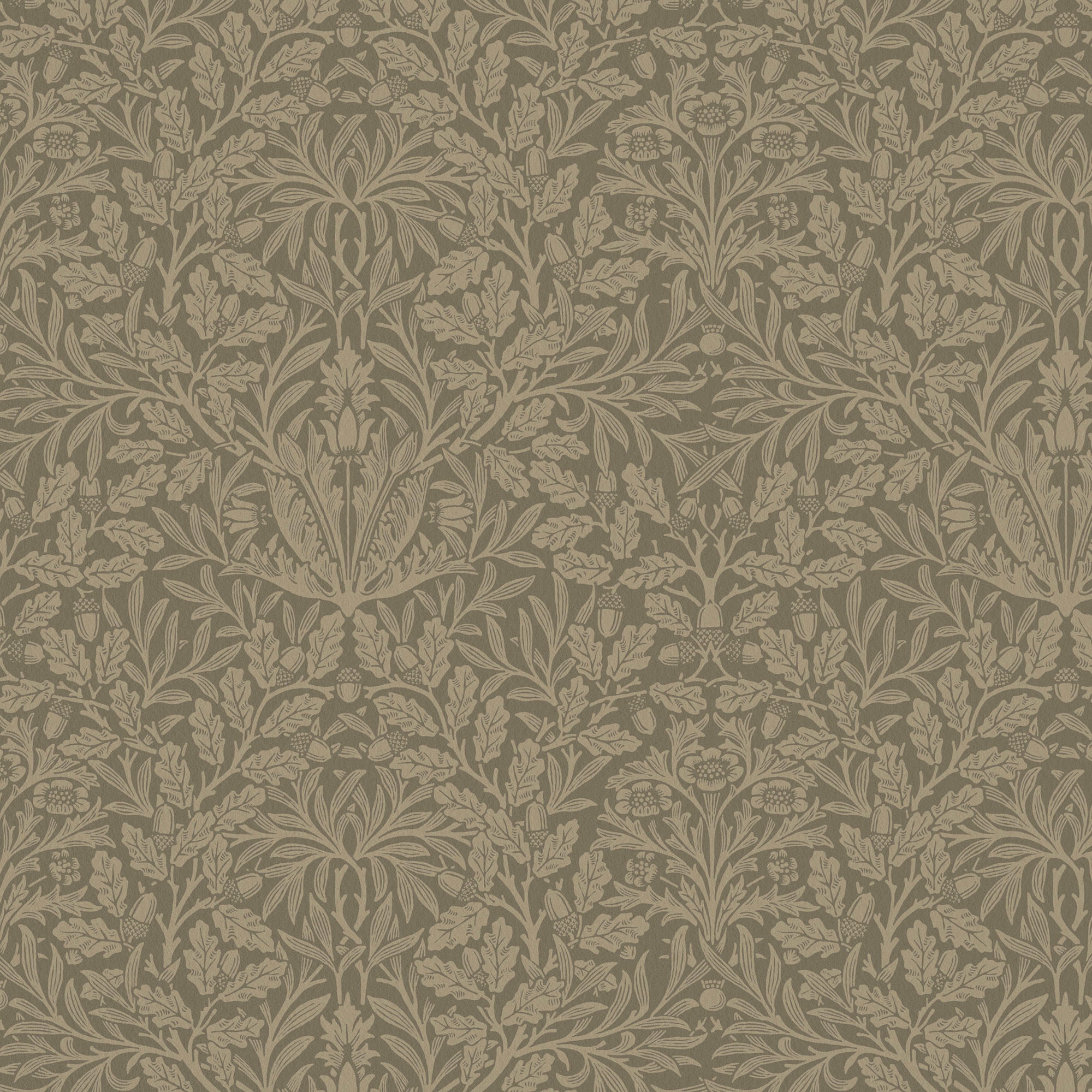 Текстиль William Morris By Ashley Wilde The Forager ACORN VELVET TRUFFLE