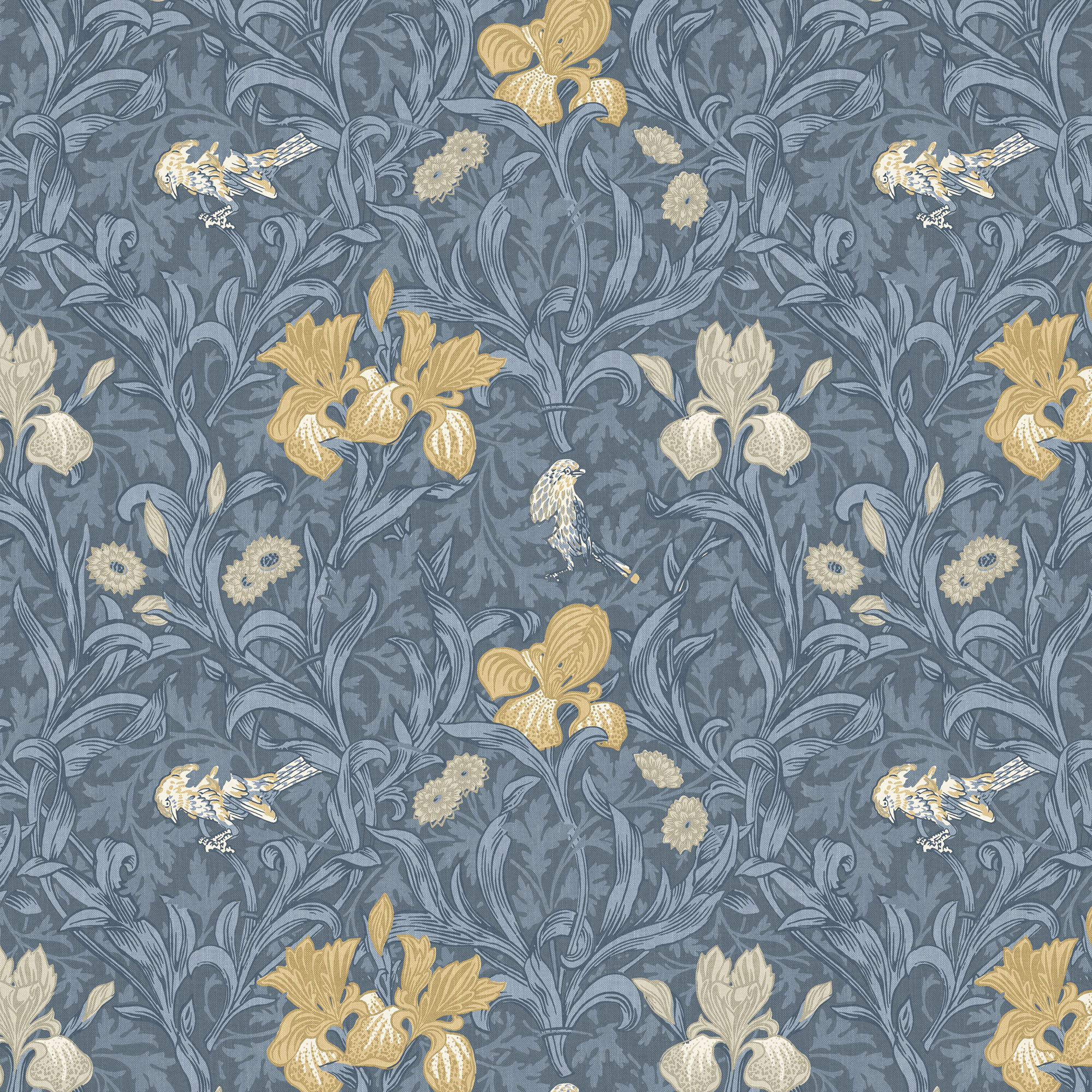 Текстиль William Morris By Ashley Wilde The Forager IRIS RIVER