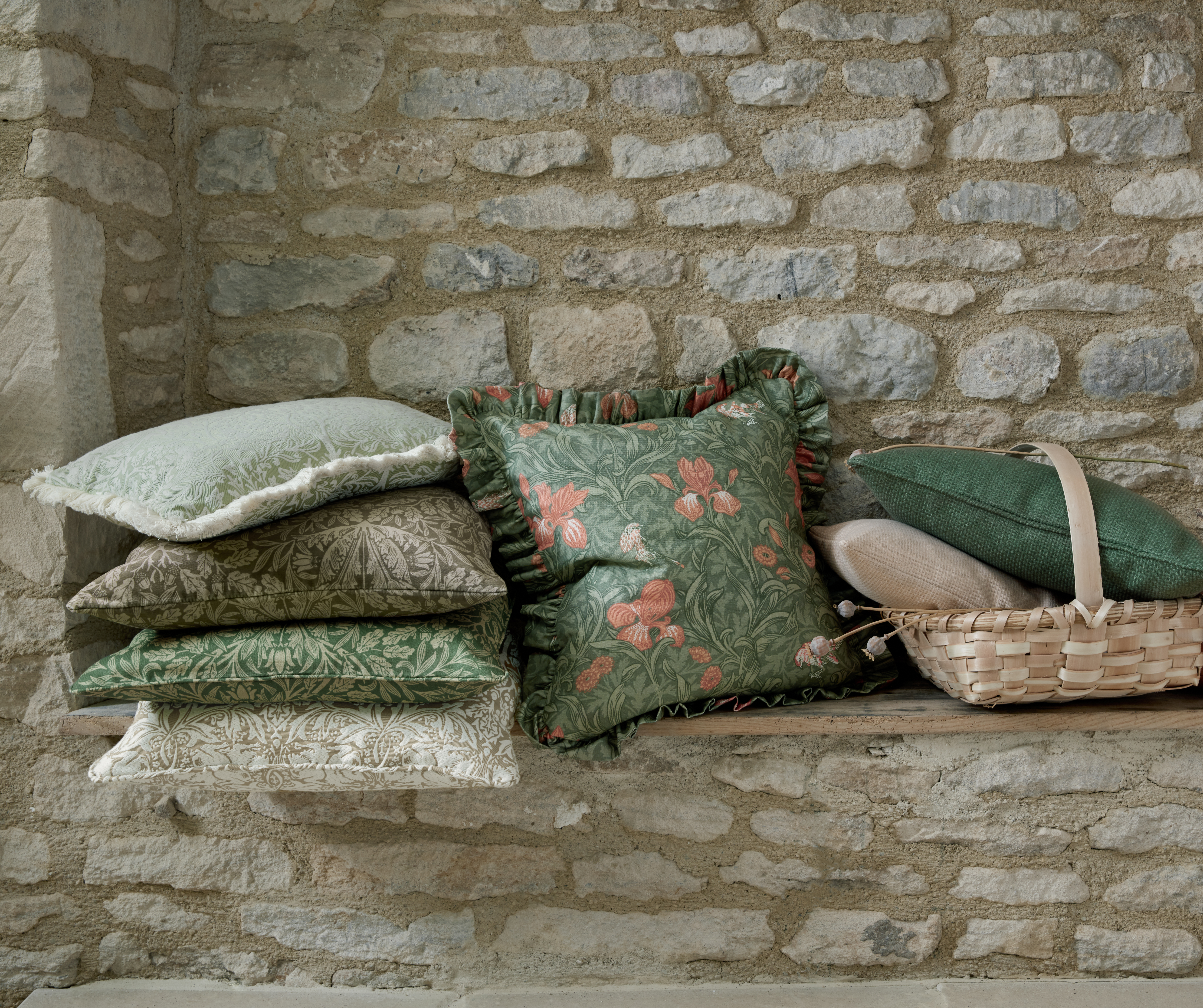 Текстиль William Morris By Ashley Wilde The Forager IRIS SAGE