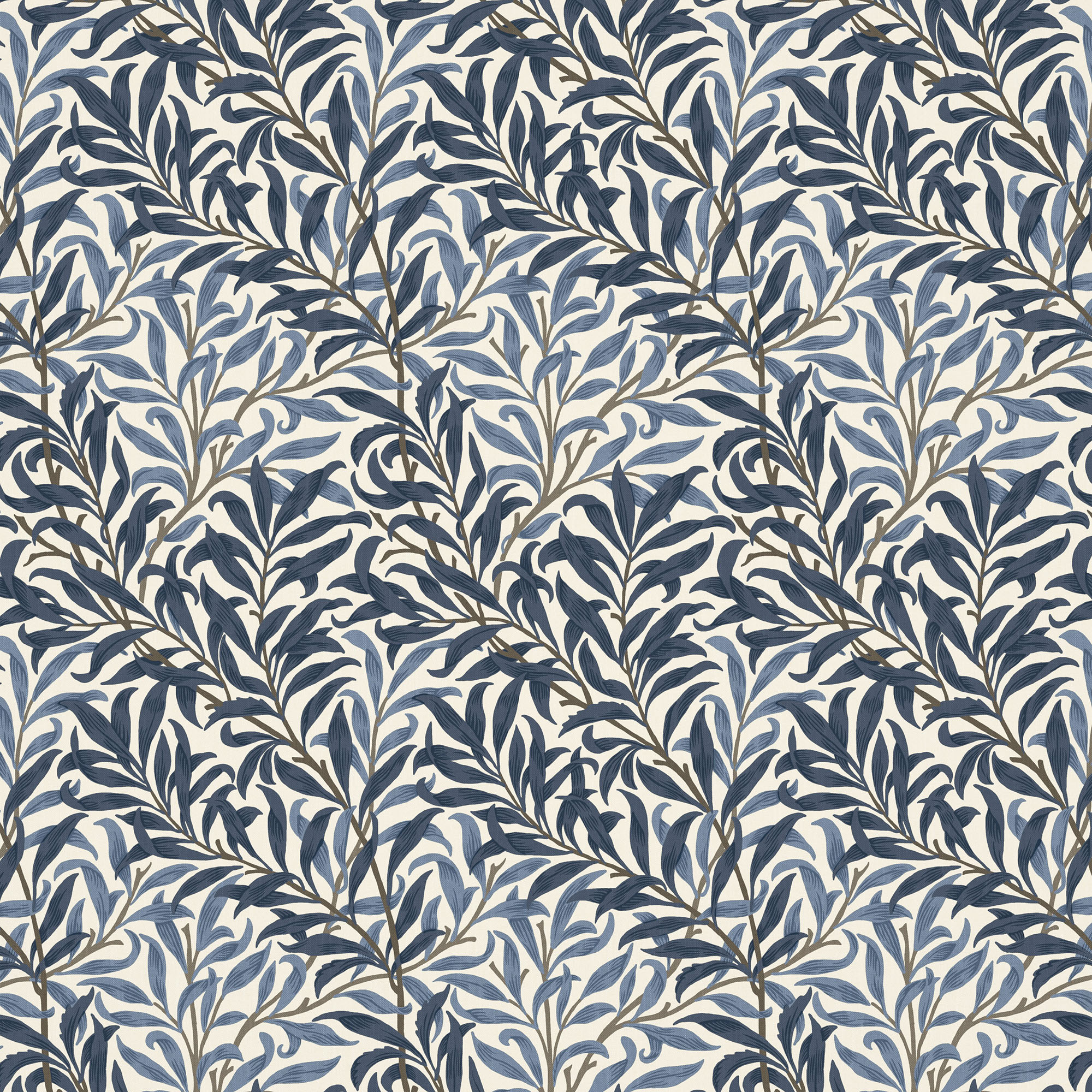 Текстиль William Morris By Ashley Wilde The Forager WILLOW BOUGH MIDNIGHT